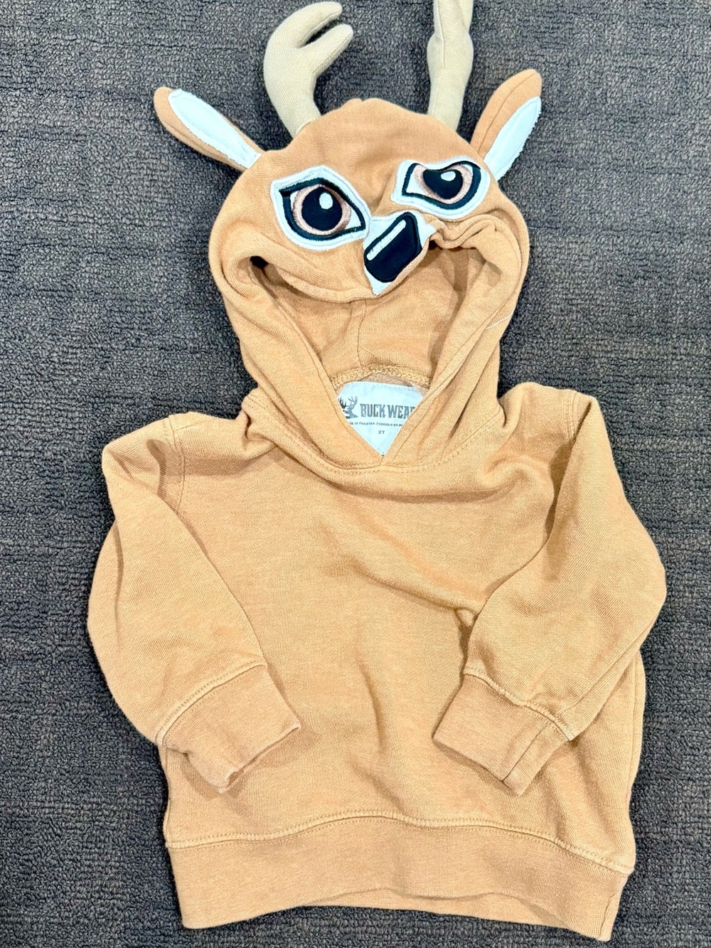 Buck Wear Deer Hoodie Toddler Size 2T